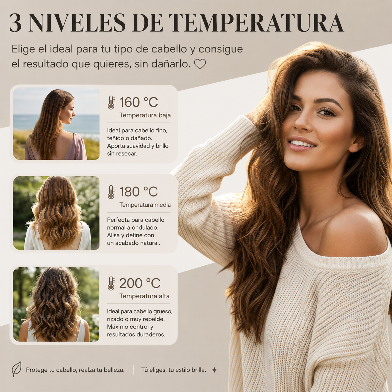Mini Alisador de Pelo Portátil
